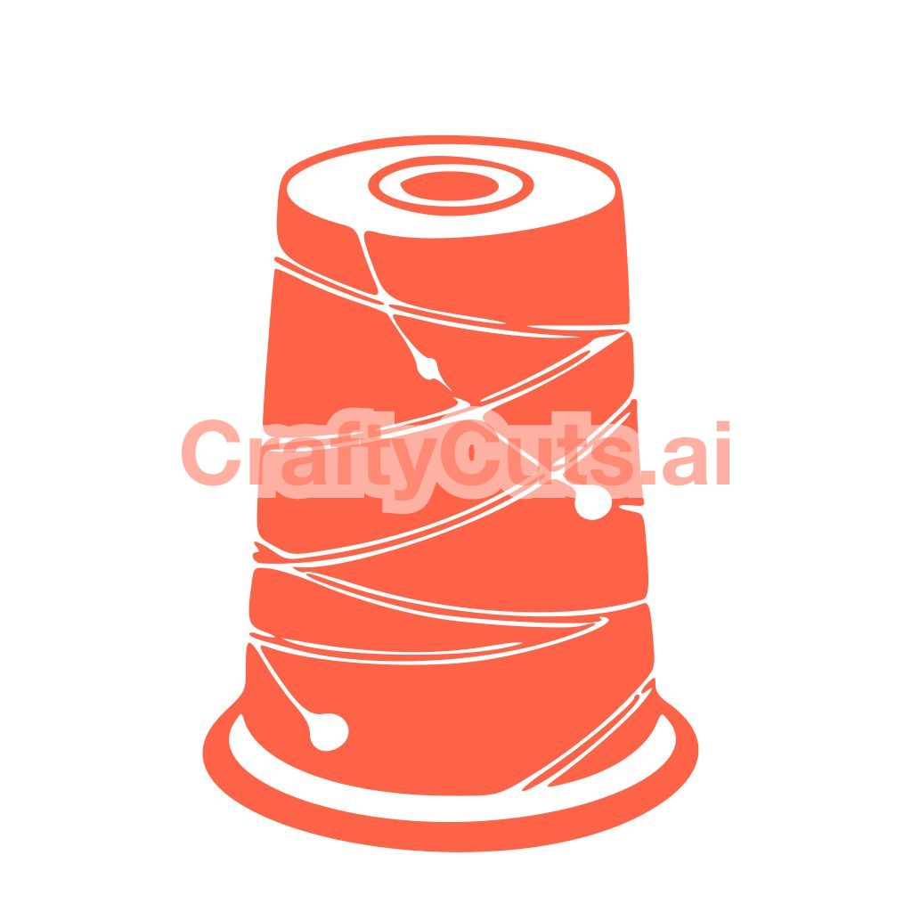 Spool of Thread | CraftyCuts.ai